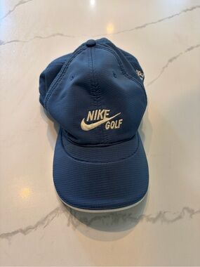 Nike Blue Golf Performance Hat with Embroidered Logo